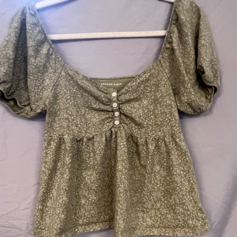 American eagle milkmaid top